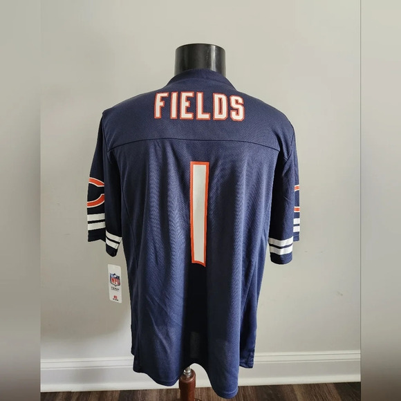 Chicago Bears #1 Justin Fields NFLPA Jersey Mens Size Large - Picture 5 of 11